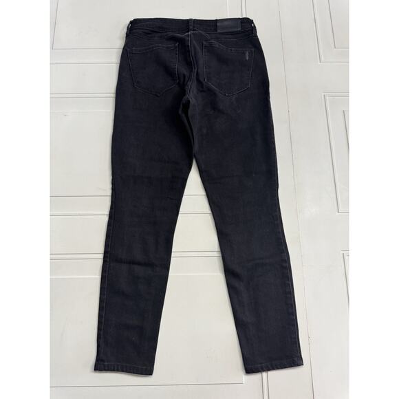 Women’s Armani Exchange A/X Size 26 Black Skinny Jeans Distressed - Picture 5 of 7